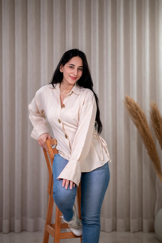Vela Shirt ( beige )