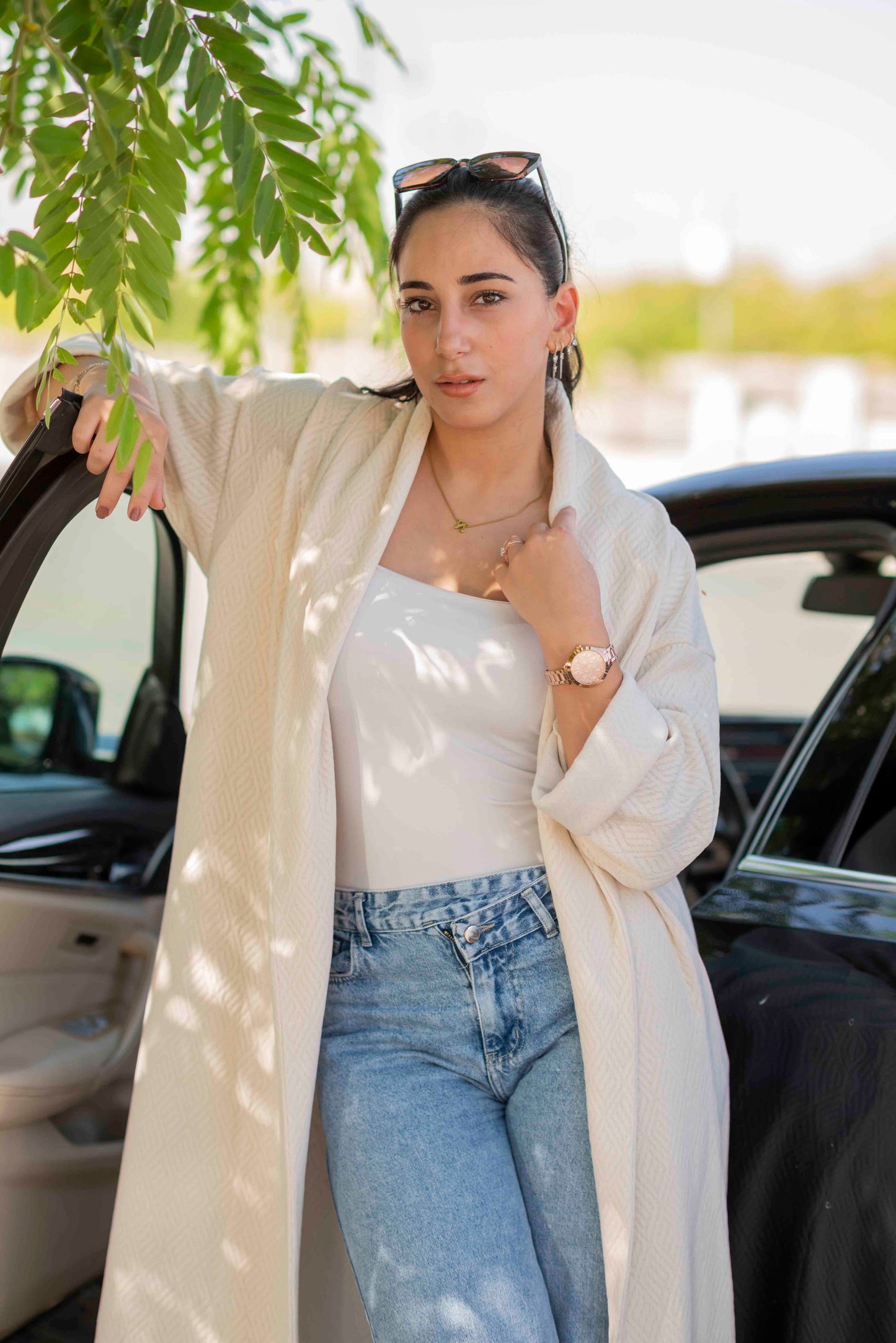 WALMÉ Cardigan – Beige