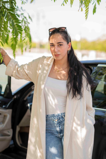 WALMÉ Cardigan – Beige